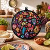 Microwave Heating Tortilla Warmer Bag Heat Resistant Bread Warmer Storage Outdoor Use