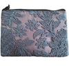 Vivienne Westwood Flache Tasche 12 x 18cm Blaue Spitze Stickerei Zubehörtasche WK5225A1