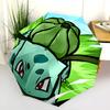 Bulbasaur pattern, automatic folding umbrella, portable and foldable design, 8 ribs, a Christmas or birthday gift.