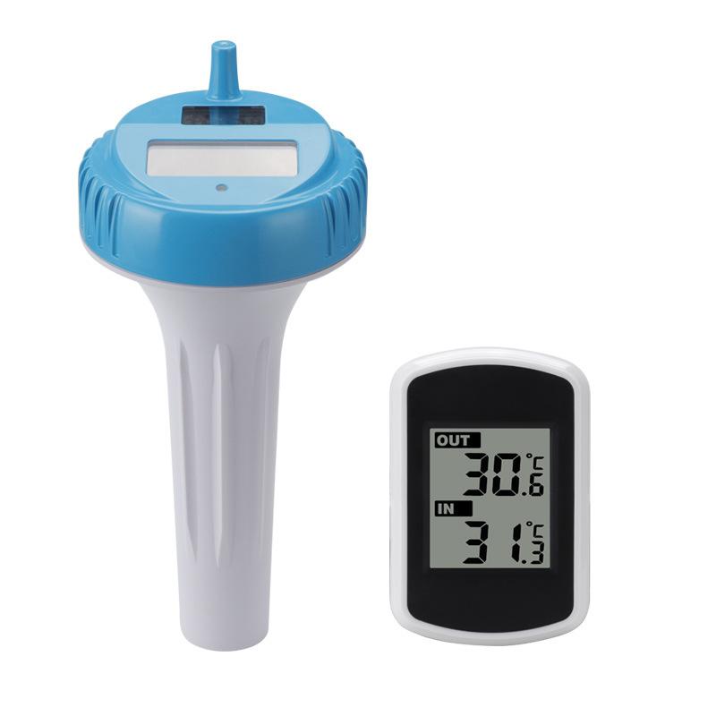Floating Solar Wireless Thermometer Waterproof Swimming Pool Water Temperatur RE