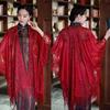 Women S Thin Ethnic Style Lace Fringe Shawl For Travel Outwear