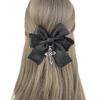 Elegant Hair Bows French Hair Clip Lady PonytailHolder Hair Shaping Accessories