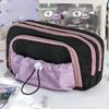 Zipper Pen Bag Large Capacity Pen Storage Bag Fashion Stationery Organizer  School Office Supplies
