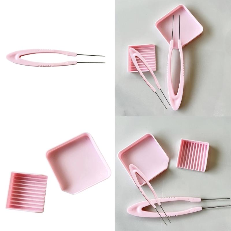 Beading Positioning Tool Bead Placement Needle Bead Sorting Tool For Miniature Artwork Bead Craft And Jewelry Making