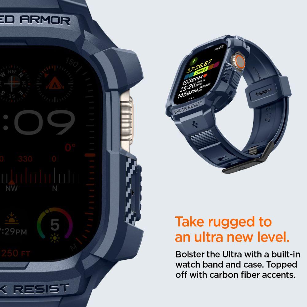 Spigen Rugged Armor Pro For Apple Watch Ultra 1 2 (49 Mm) Watch Band