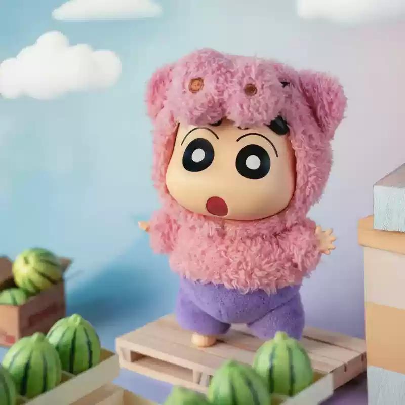 Crayon Shinchan Dressing Party Series Mystery Box Vinyl Wool  Anime Figure Custom Collectible Toy Ornament Birthday Gift TOPTOY