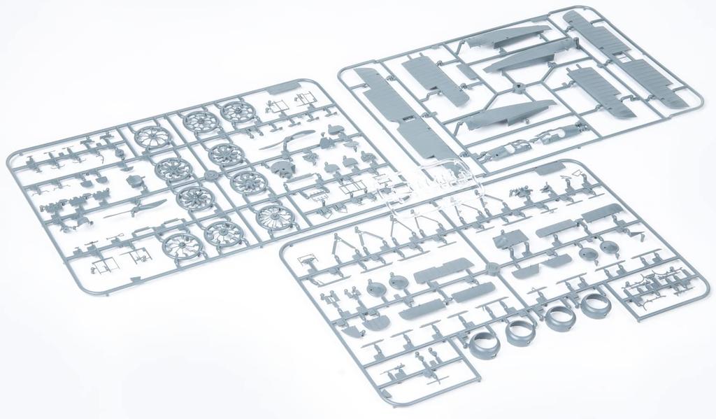 Eduard Profipack RAF Sopwith Camel Engine Plastic Model Kit Molded In Color 1/48 F.1 BR.1 EDU82171,