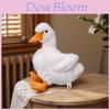 Cute Sitting Yellow Duck Plush Toy With Pp Cotton Filling For Kids And Adults