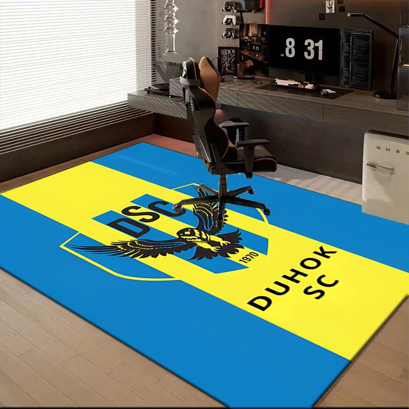 Duhok Dynamic Sports Emblem Rug Office Floor Mat - Machine Washable for Bedroom, Bedroom, Livingroom, Room Decor Fan Gifts Christmas