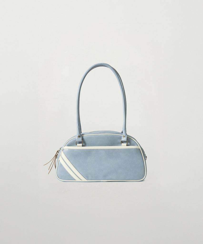 Satur Lawton Contrast Bowling Bag Blue