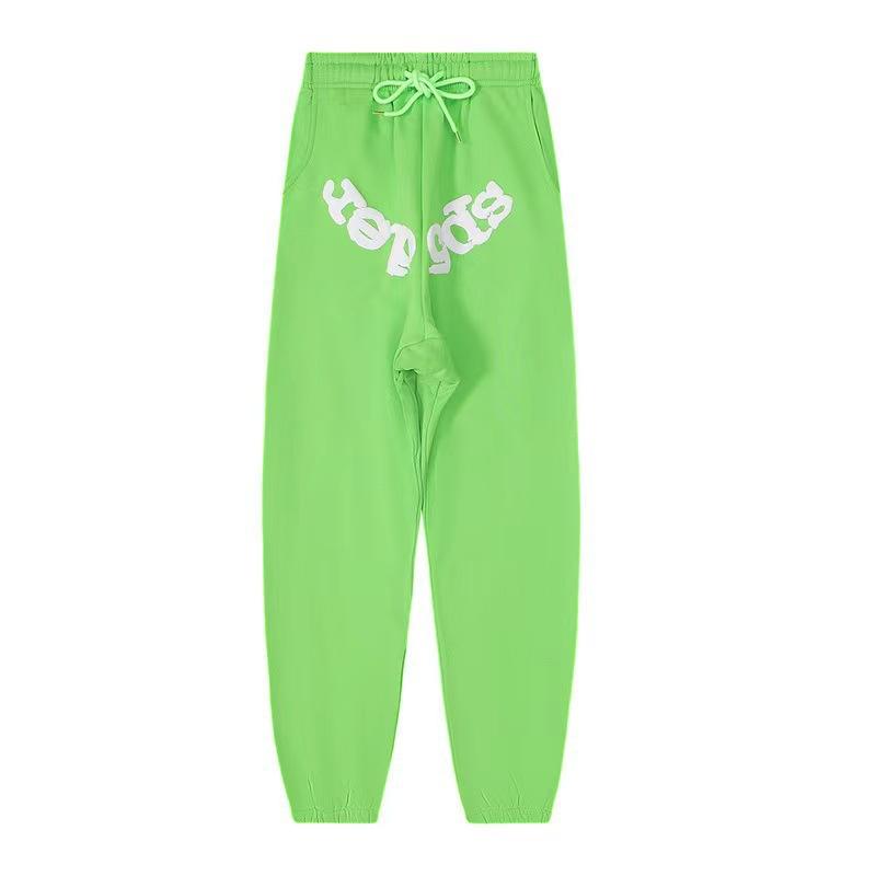 Unisex Loose Fit Two Piece Tracksuit Long Sleeve Hoodie Elastic Waist Sweatpants Spider Rhinestone Print Streetwear Matching Outfit Set