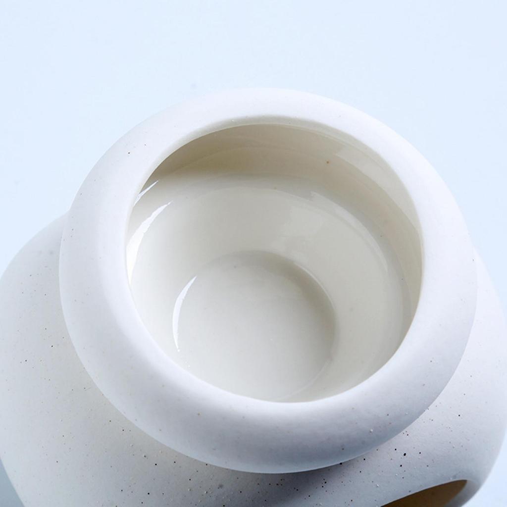 Essential Oil Burner Decorative Ceramic Oil Diffuser Tabletop Essential Oil Warmer Versatile Aroma Burner for Yoga Home Bedroom