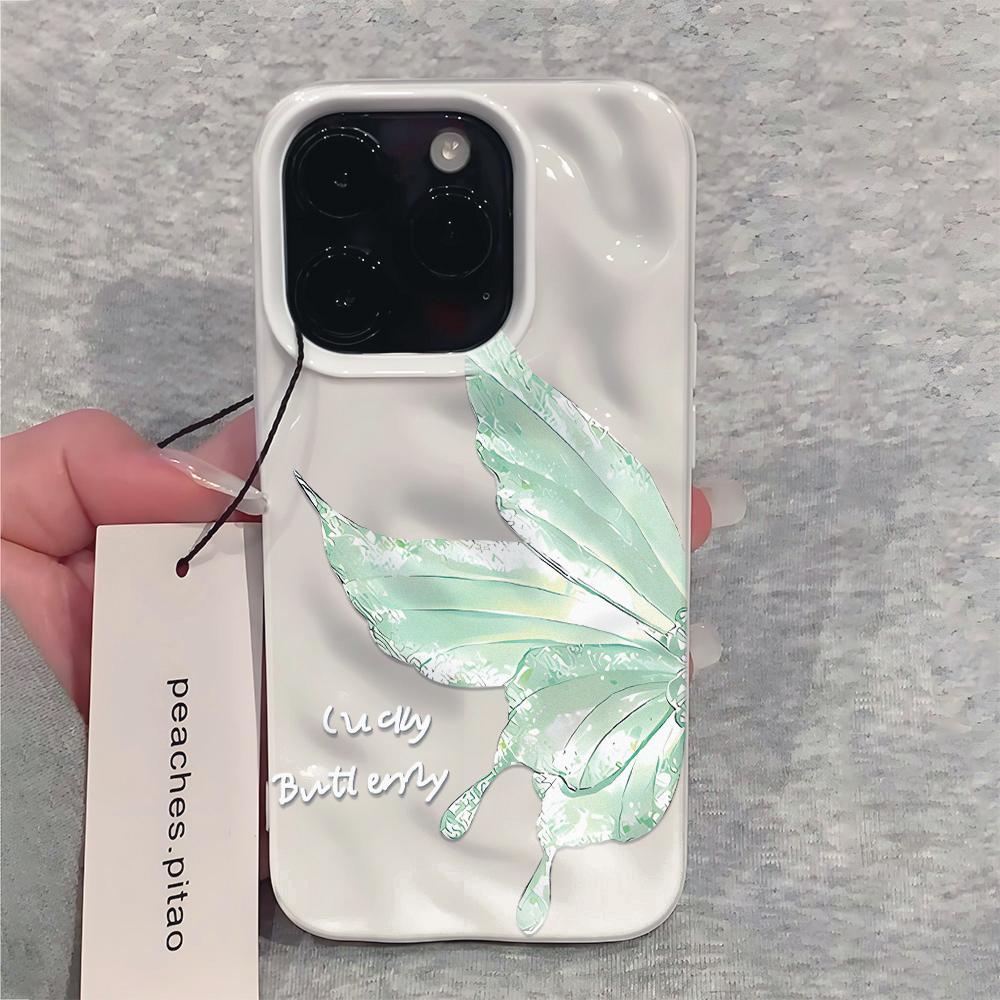 Colorful Line Butterfly Phone Case For IPhone 17 Air 16 15 14 13 12 11 Pro Max Cover Case For IPhone 16 15 14 Plus Case Funda