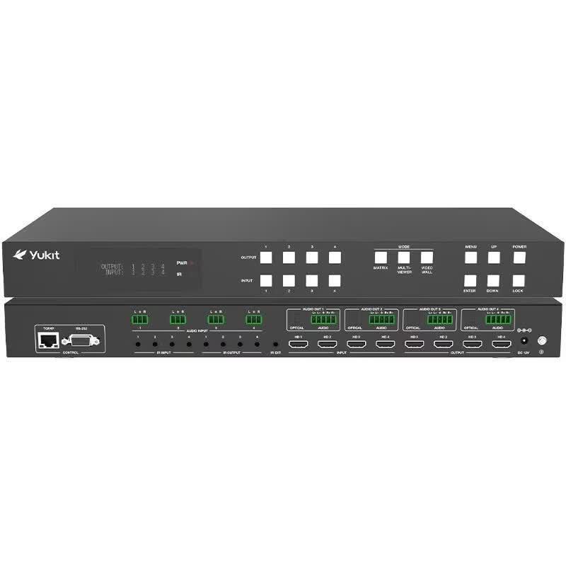 DIGIBIRD YK-CVM-L 4x4 HDMI 4K60 Matrix Switcher Controller (CN version)