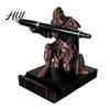 Eye-catching Pen Organizer Kneeling Knight Holder, 3D Printed Armor Warrior Desk Dynamic Ninja Sculpture Organizer, Executive Rest for Office,