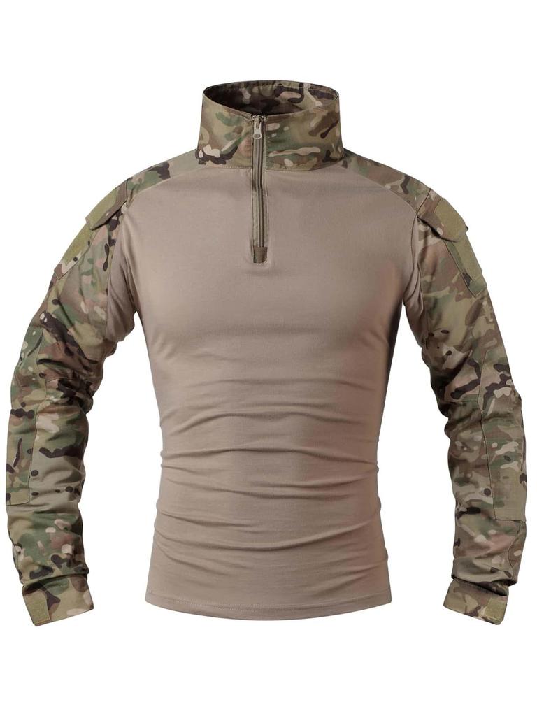 Men's Camouflage Outdoor Sports Breathable & Durable Combat T-shirt