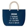 Blue Beach Bag Rope Handle Jerome Retirement Birthday Christmas Gift | Large Carry Bag & Sport