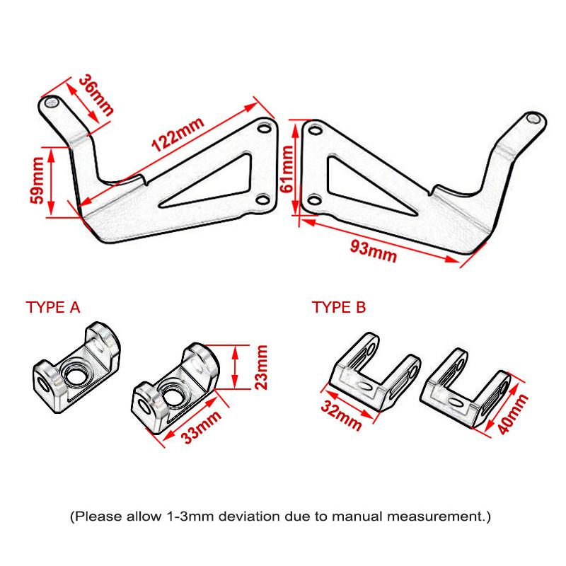 Fit For BMW R1300GS Crash Bar Light Mounting Holder FogLight Bracket R1300 GS R 1300 GS 2023 2024 2025 Motorcycle Accessories