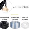 Industrial Brass 3/4 Inch To 1/4 Inch Hose Adapter For Gardening Irrigators And Irrigation D57B