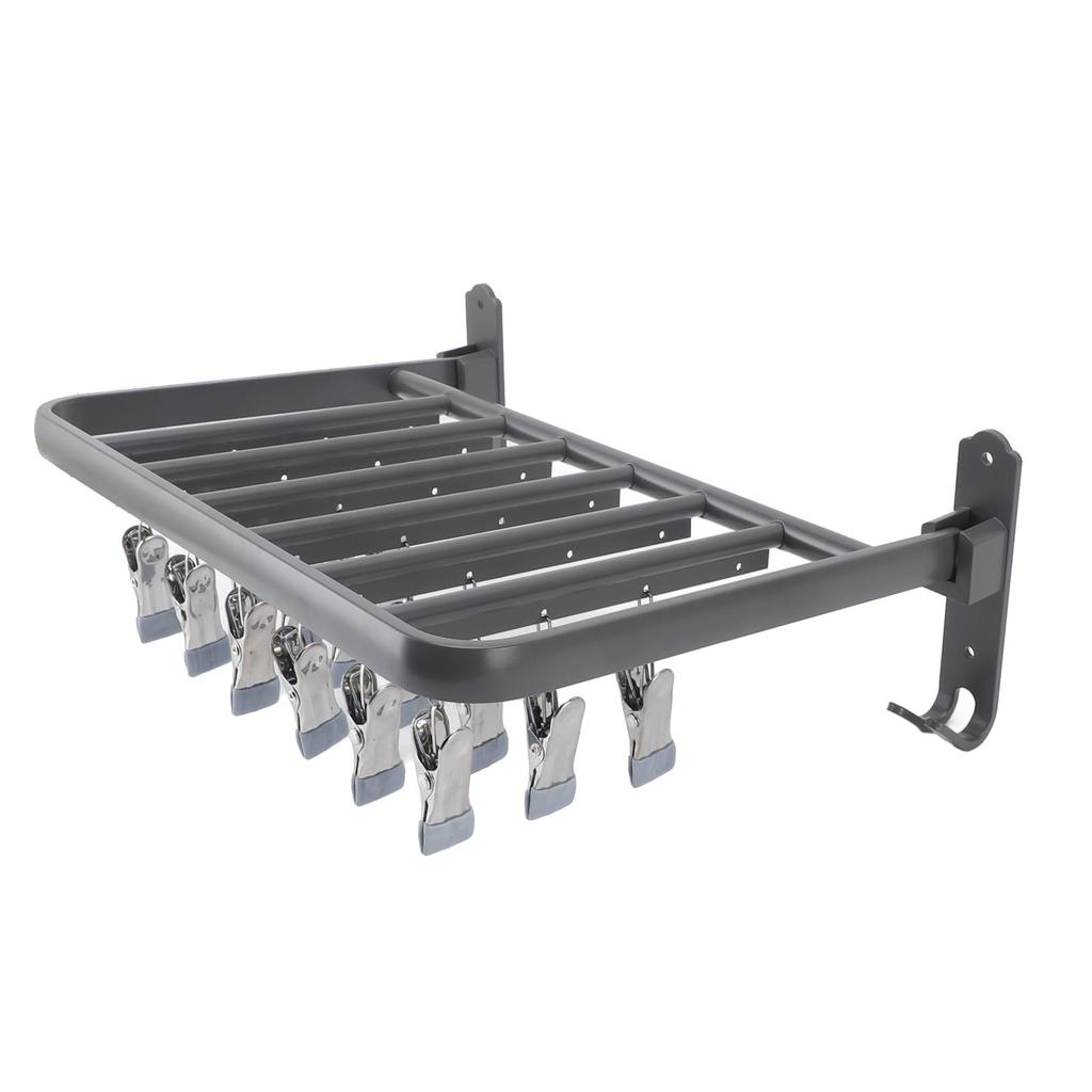 Sock Rack 90 Degree Foldable Clothes Drying Hanger Waterproof Aluminum Underwear Hanger Space