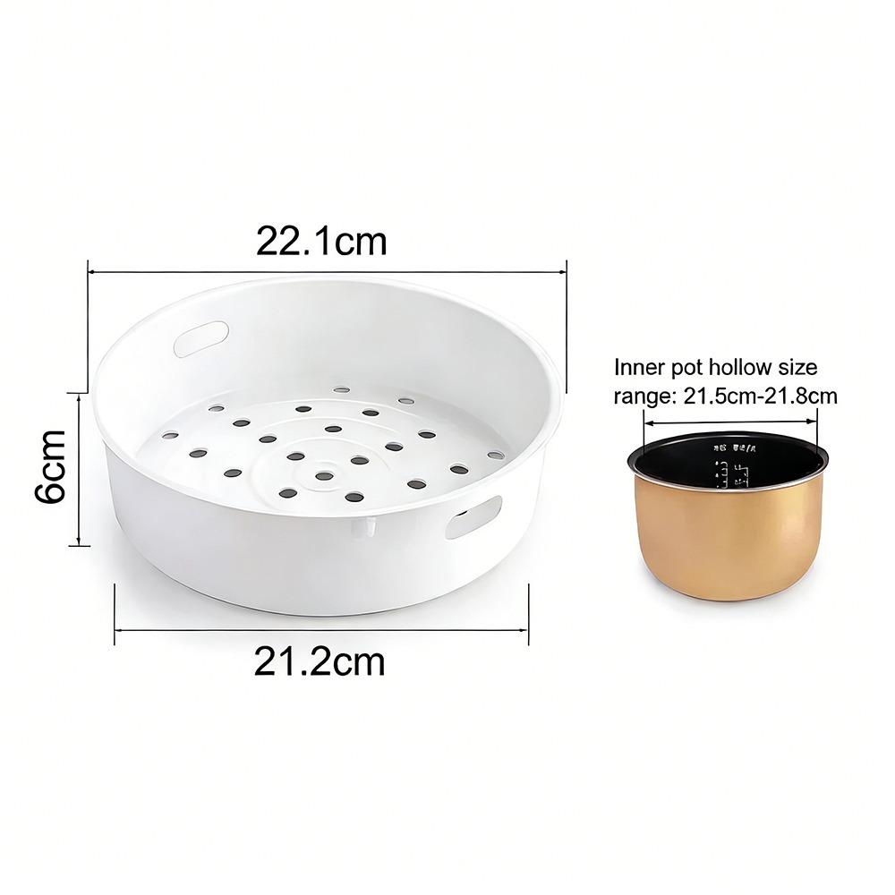 Practical Universal Electric Rice Cooker Steamer Plastic Multipurpose Steaming Rack Vegetable Basket Food