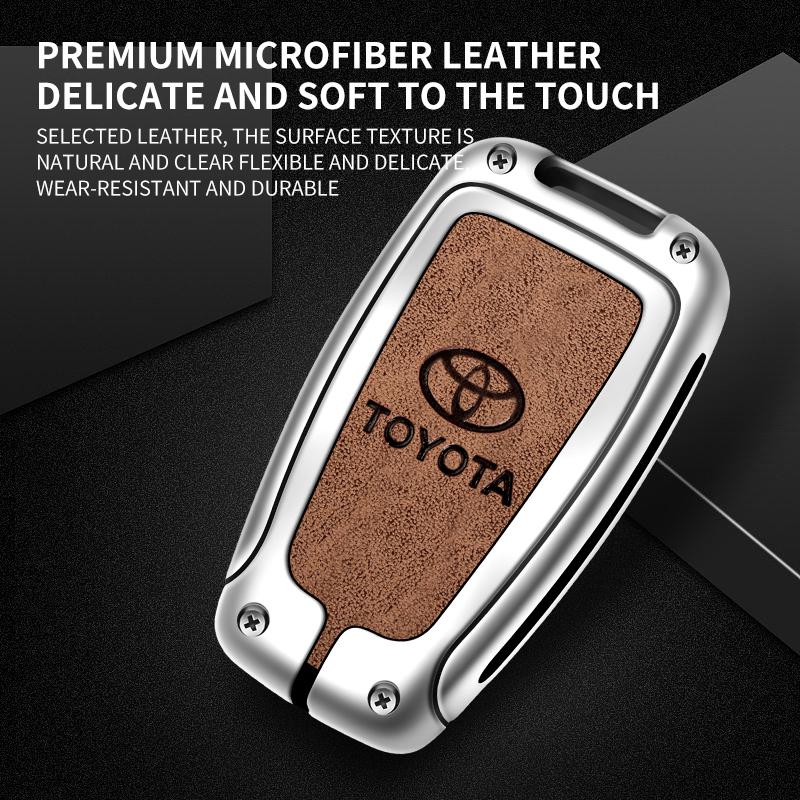 Car Remote Key Cover Case Holder Shell For Toyota CHR Prado 2017 2018 Prius Camry Corolla RAV4 2017 2018 2019 2020 Accessories C