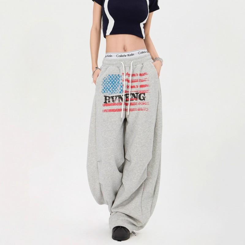 Street Dance Sweatpants Loose Wide Leg Casual Pants Women Men