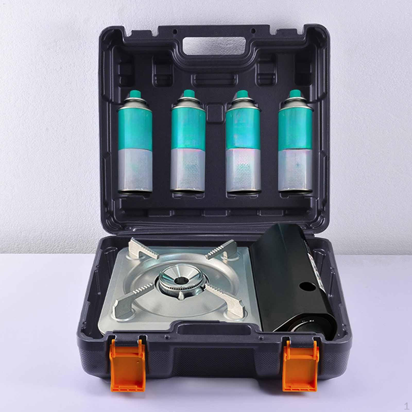 

Camping Furnace Carry Case Cooking Utensils Box Carrier Container Suitcase Outdoor Cookware Storage