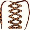 Leopard Print Snake Pattern Shoelaces, Trendy Retro Flat Laces Suitable for Canvas Shoes, Sneakers, And Sports Shoes. Unique Design with Two-Tone