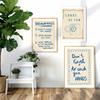 Bathroom Wall Art Fun Quote Prints Hand-Drawn Wall Art Canvas Painting Humorous Bath Decor Modern Art Prints for Bathroom Rules