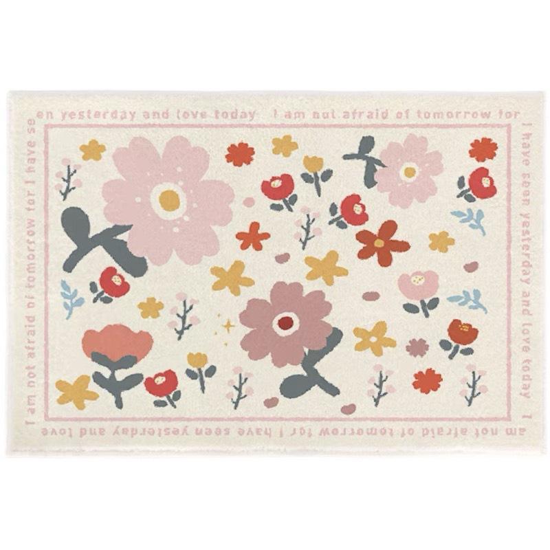 Pink Girly Style Thickened Cashmere-Like Blanket for Bedside, Sofa, Living Room, or Bay Window