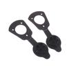 1/2/4 Pcs Flush Mount Fishing Boat Rod Socket Pvc Fishing Rod Holder Cap Gasket Kayak Boat Canoe Tackle Support Accessories