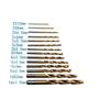 2025 New 2025 New 99PCS/Set Twist Drill High Speed Steel Titanium-plated Twist Drill Steel Plate Drill Mixed  Plastic Boxes