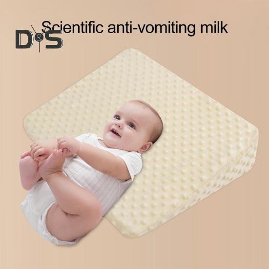 Keilkissen für Babys, Memory Foam-Schlafkissen, Rückenstützkissen für Säuglinge mit abnehmbarem Bezug für einfaches Stillen, Beine und Knie von Kindern