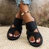 Toe Set, Lightweight, Comfortable, Roman, Flat Bottomed, Fish Mouth, Beach, Sandals