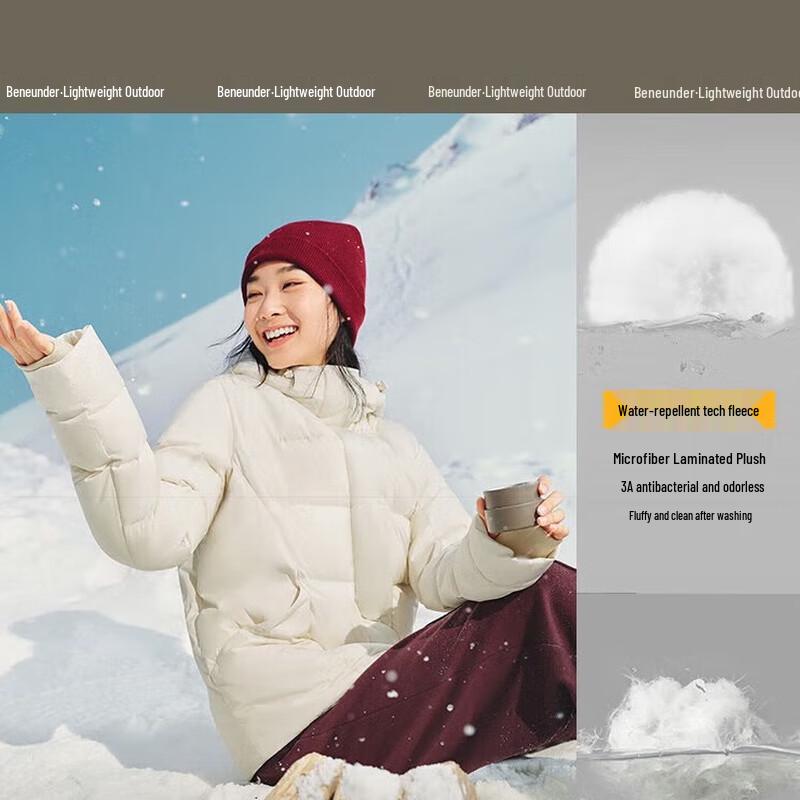 Beneath the Banana Tree Women's High-Warmth Water-Repellent Down Jacket HD86424