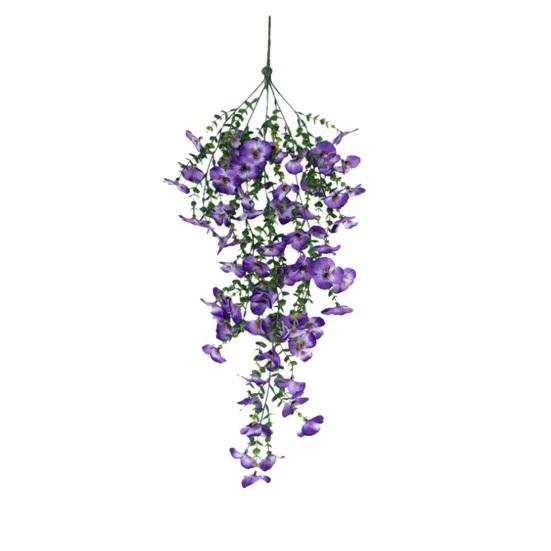 

Artificial Morning Glory Teardrop Swag for Front Door UV Resistant Spring Hanging Faux Flower