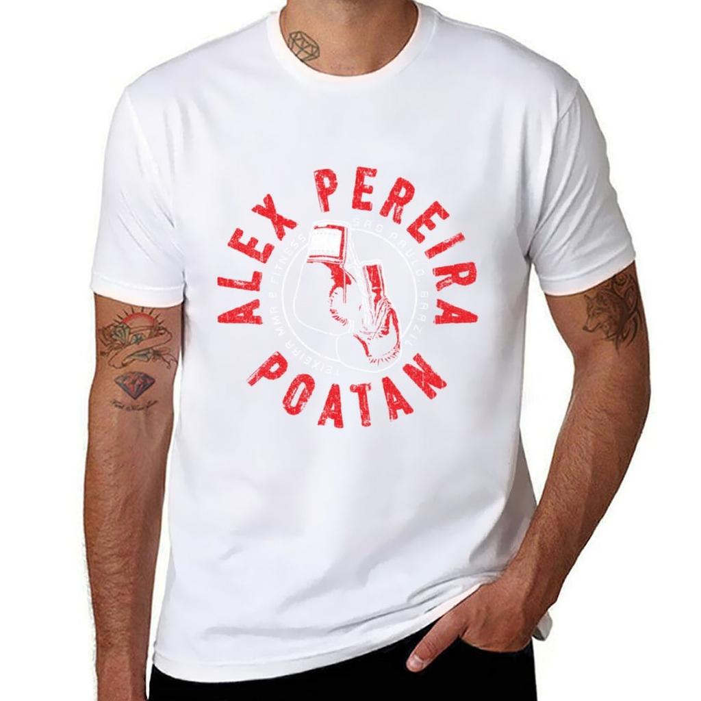 Alex Pereira4 Tshirt All Match Basic Short Sleeve Top