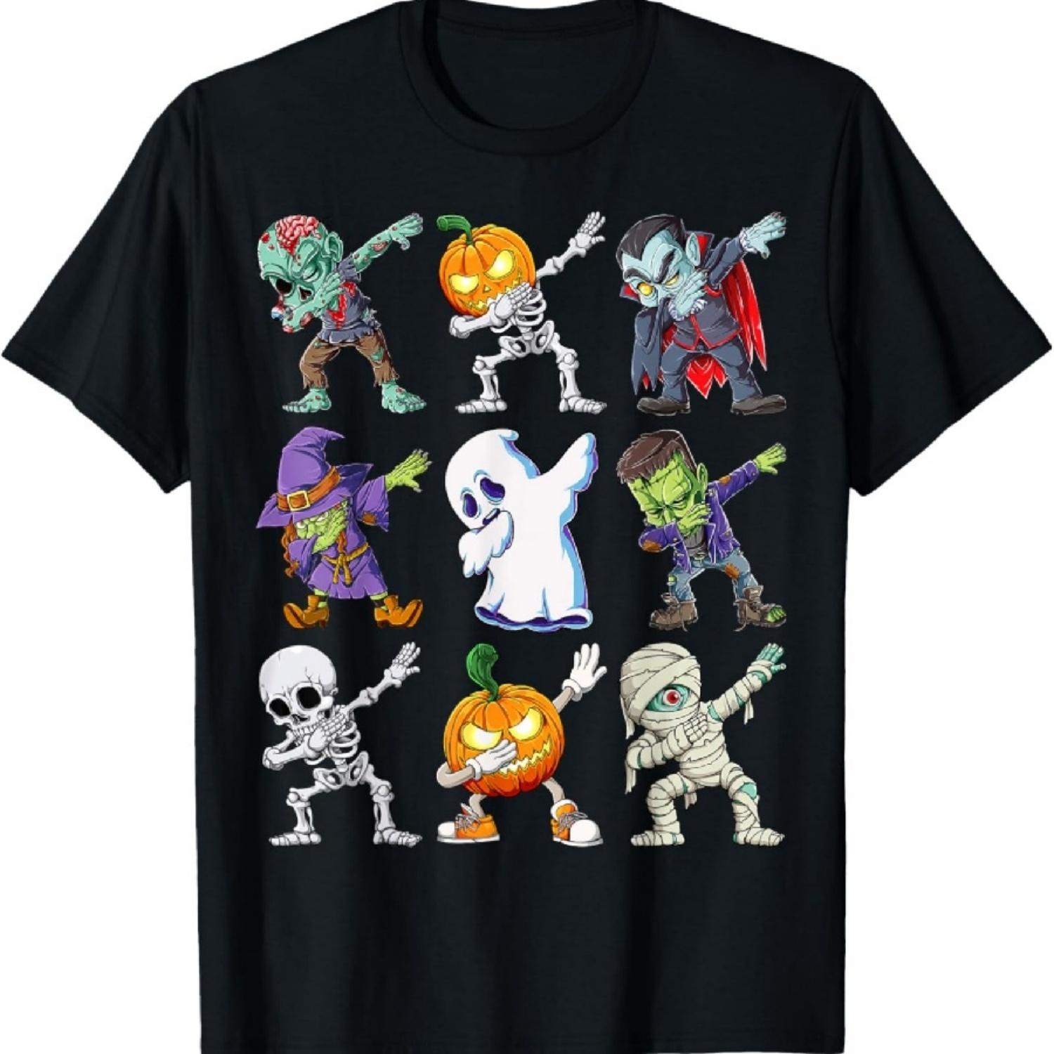 

Dabbing Halloween Boys Skeleton Zombie Scary Pumpkin Mummy T-Shirt XXXXXL різнокольоровий