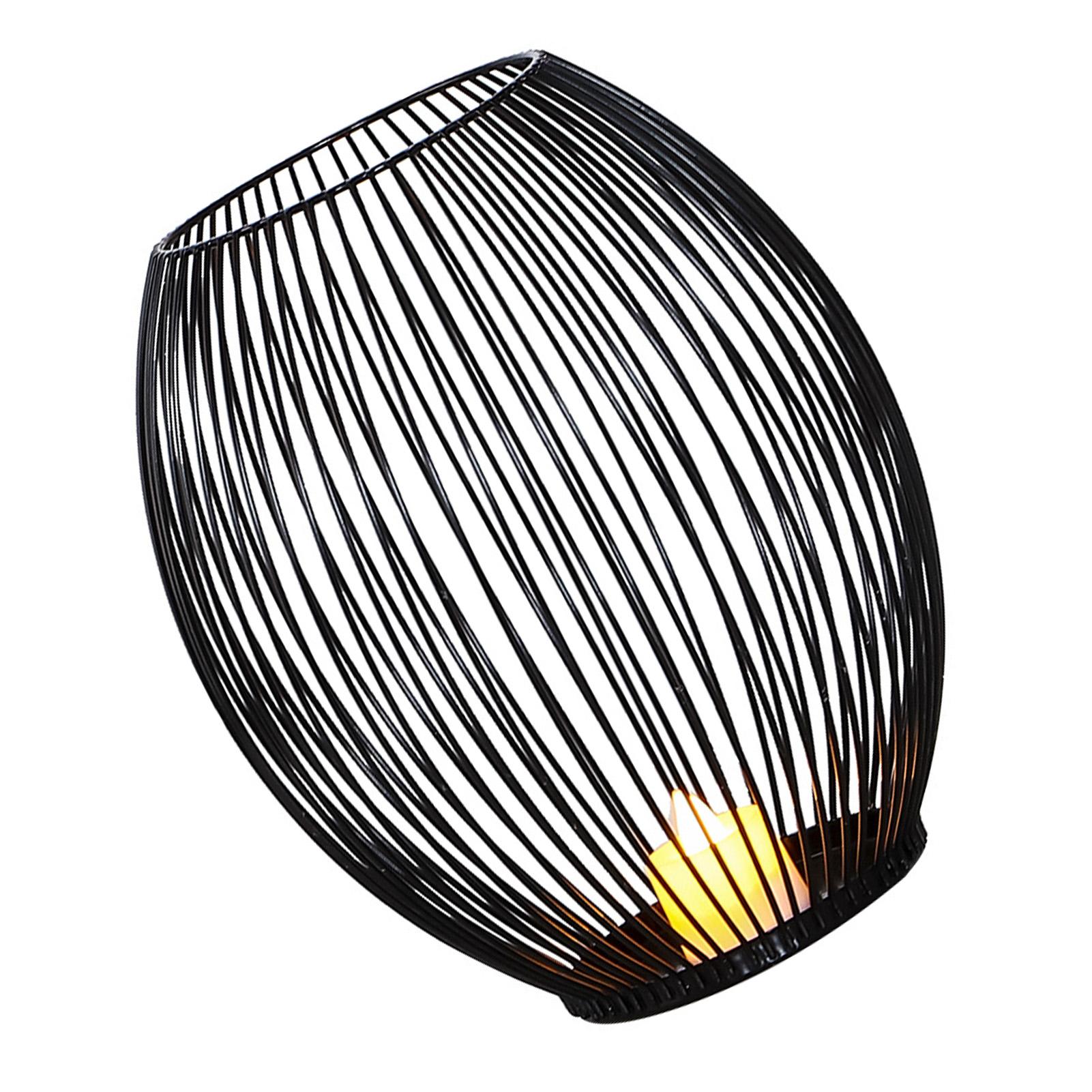 

Простой металлический подсвечник, украшение, железная клетка, подсвечник, украшение для дома, свадьбы, столешницы, черный L L 120x60x0.3cm / 47.2x23.6x0.1in