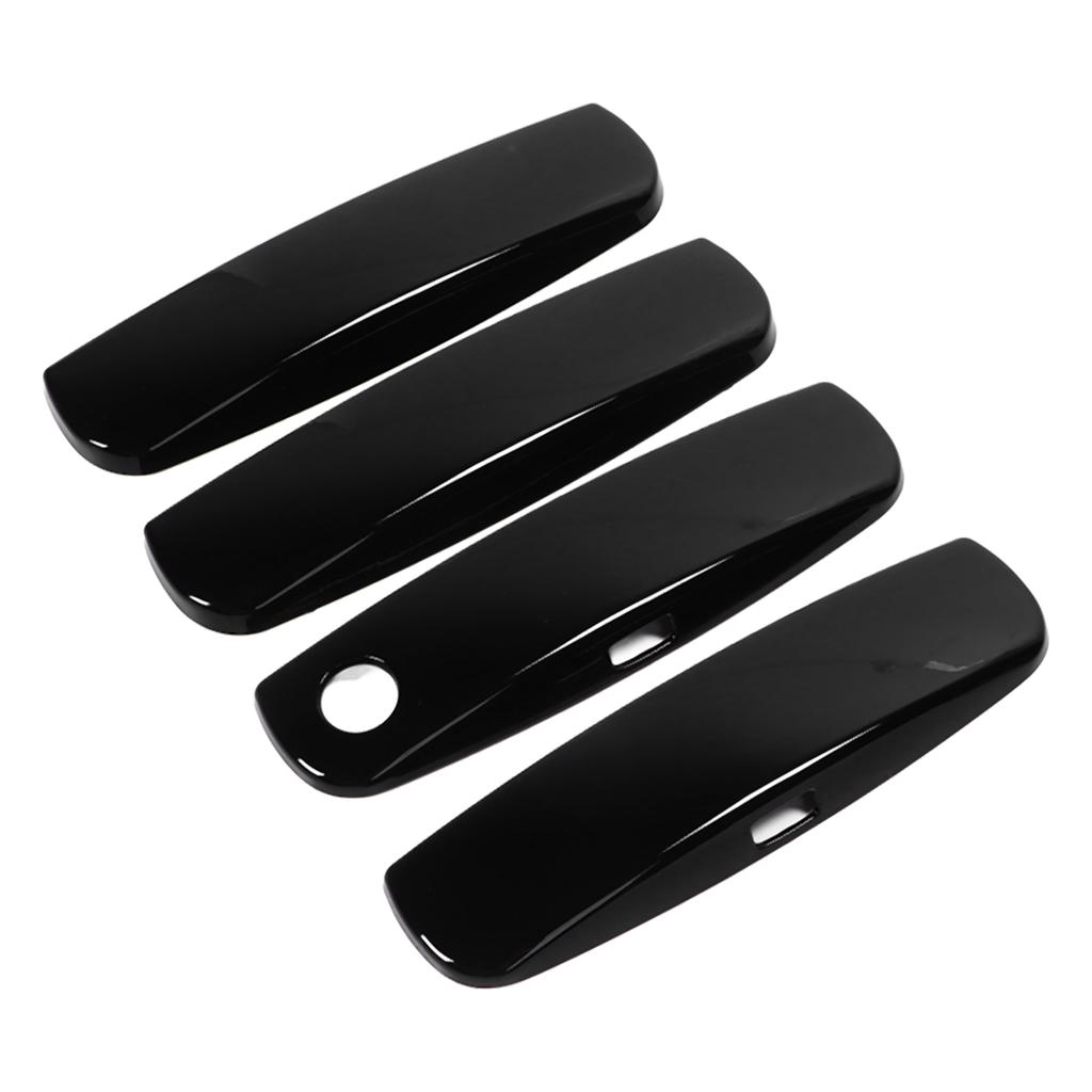 4 Stück Glänzend Schwarz Türgriff Dekor Abdeckung Zierleiste Ersatz für Dodge Charger 2011‑2020