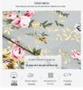 Canvas Floral Cotton Fabric for Sofa, Tablecloth, Stripe Curtains, Pillows & Remnants Clearance
