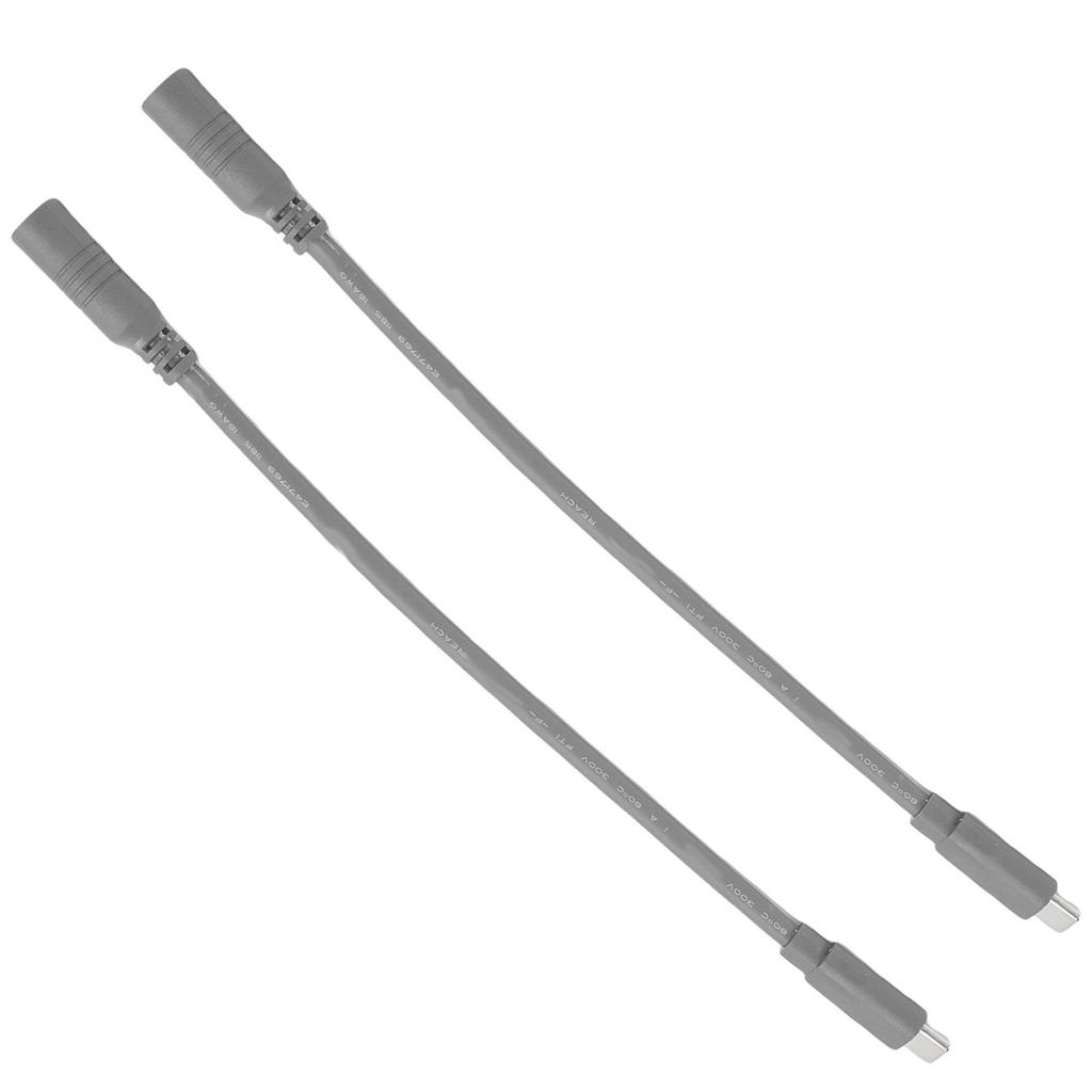 2PCS DC to USB C Adapter Cable Fit for Mini Dish Antenna 100W 5A Water Proof Plug Converter Extension Cord 0.66FT 0.2M