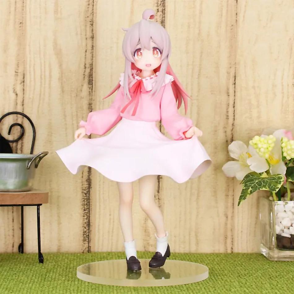 18cm Onii-chan Wa Oshimai! Mahiro Oyama Anime Figure Kawaii Mahiro Oyama Action Figure Pink Dress Collection Model Doll Toy Gift