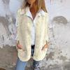 2025 Lambswool Fleece Button Vest Jacket - Autumn/Winter Collection