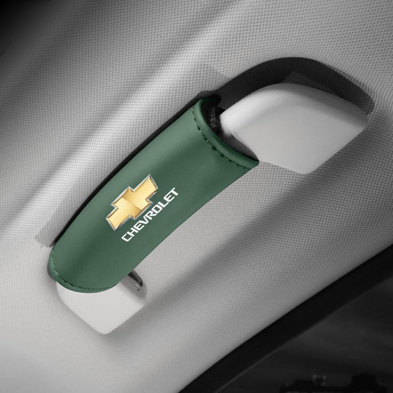 1Pcs PU Leather Roof Handle Anti-scratch Protector Case For Chevrolet Sonic Silverado Z71 Aveo Trailblazer Bolt Spark Tahoe SS