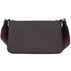 New MICHAEL KORS Jet Set PVC Crossbody Bag Shoulder Bag Small Size Women's Brown & Burgundy 35S1GTVC3B-MERLOT