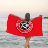 1pc Football Team (53) Beach Towel, Beach and Seaside Swimming Pool Equipment, Fashion Pattern, Rectangular, Travel Essentials