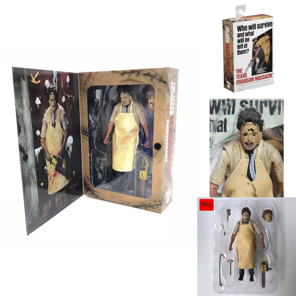 Texas Chainsaw Massacre 40th Anniversary Action Figure Collectible Model