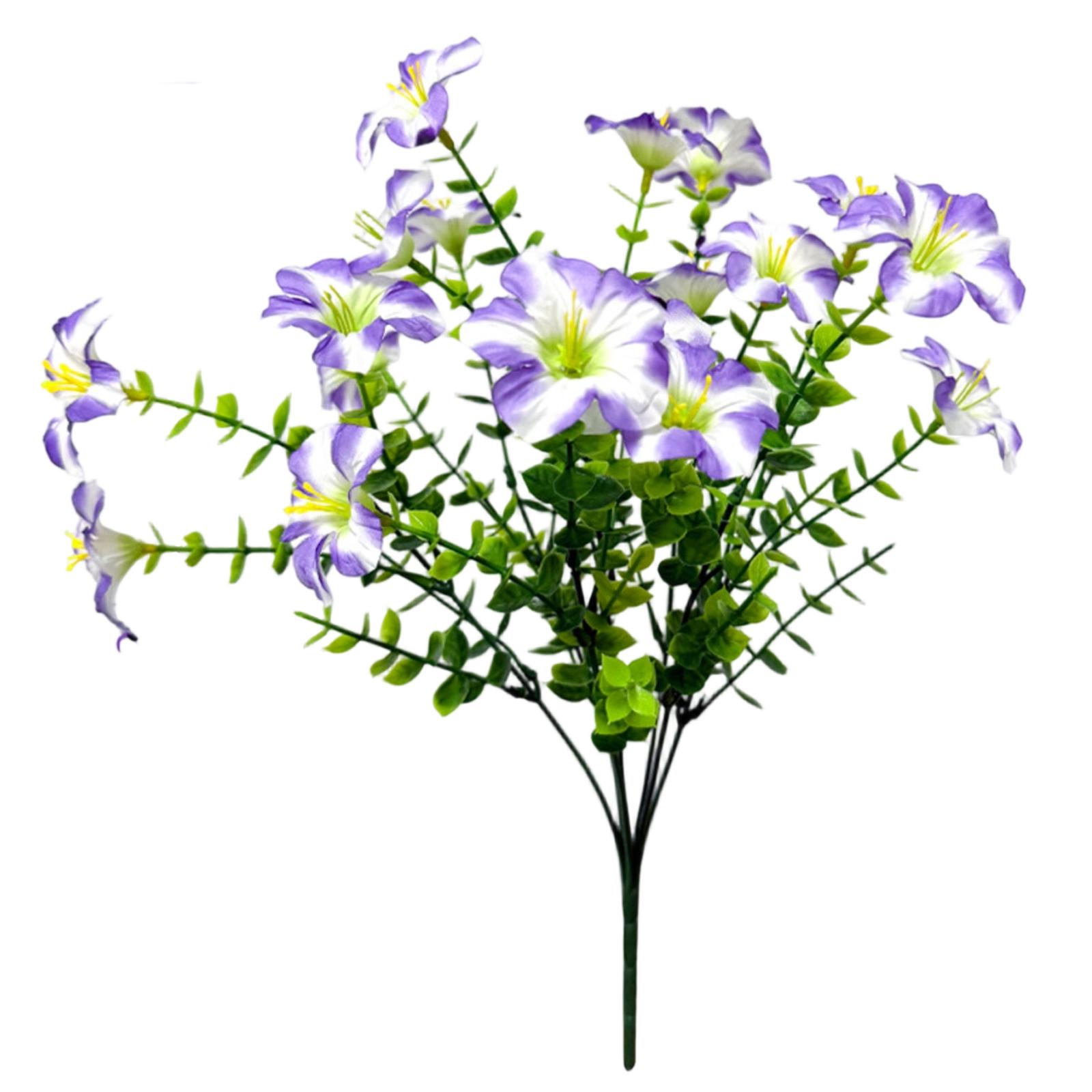 

7-Head Artificial Flowers/Plastic Plants, Suitable For Outdoor Decoration, Weddings, Family Gardens, Terraces, And Porch Decoration. One Size